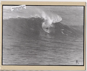 1967 EDDIE AIKAU AT WAIMEA BAY 8x10" RARE ORIGINAL BY PHOTOGRAPHER - Picture 1 of 1