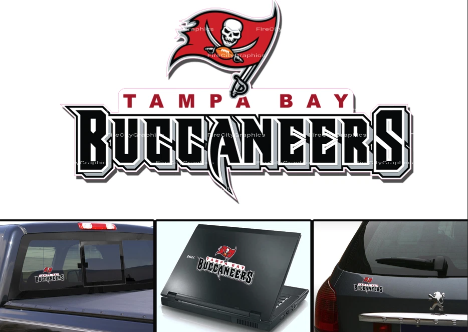 Tampa Bay Buccaneers Adhesivo Calcomanía Coche Camión Ventana Pared Laptop Teléfono Parachoques Foto 1 de 1