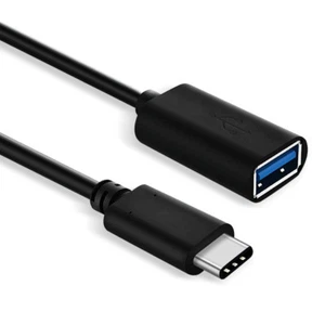 20CM USB 3.1 Type C Male to USB 3.0 A Female OTG Cable USB Adapter Lead - Black - Picture 1 of 7