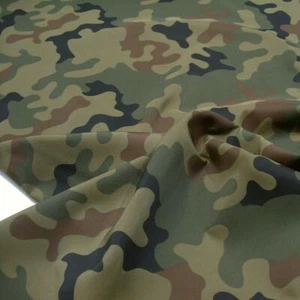 Camouflage Baumwolle-Misch-Stoff robuster Tarnstoff Armeestoff Militär Meterware - Bild 1 von 2