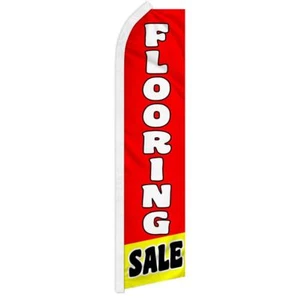 10x "BODENVERKAUF" Werbung Superflagge Swooper Banner Geschäftsschild Böden - Bild 1 von 10