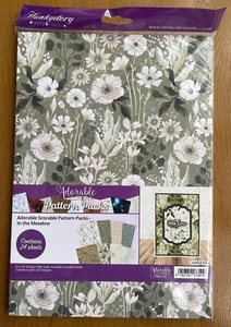 Hunkydory A4 350gsm Adorable Scorable Pattern Packs - In The Meadow (24 Sheets) - Picture 1 of 3