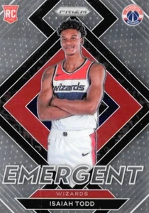 Isaiah Todd #30 (RC) - Washington Wizards - 2021-22 Panini Prizm Emergent - Picture 1 of 3