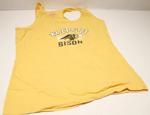Camiseta sin mangas amarilla para mujer NDSU North Dakota State University XL - Imagen 1 de 3