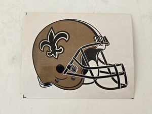 New Orleans Saints NFL FOOTBALL HELMET STICKER 3.25”x2.5” New - Picture 1 of 2