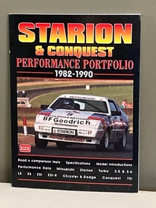 Mitsubishi Starion & Conquest Brooklands Road Test Performance Book 1982 - 1990 - Picture 1 of 3