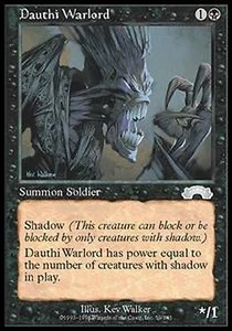 *MRM* ENGLISH Dauthi Warlord (Seigneur de guerre dauthi) MTG EXO - Picture 1 of 1