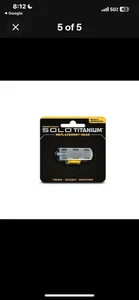 Titanium Solo Replacement Blade Only - Picture 1 of 5
