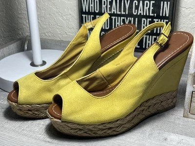 Alpargatas Brash Trenzadas Paja Cuña Eslinga Trasera *La segunda foto es Color Exacto* Foto 1 de 4