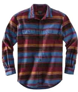 Pendleton Thomas Kay Flannel Camber Shirt Med Striped Southwestern Cotton Men’s - Picture 1 of 8