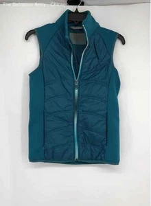 Athleta Womens Green Sleeveless Full-Zip Pockets Puffer Vest Size X-Small - Picture 1 of 6