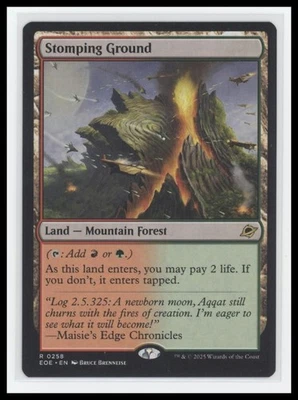 🌋 MTG Stomping Ground – Edge of Eternities Regular Rare Dual Land 🌿 - Image 1 of 2