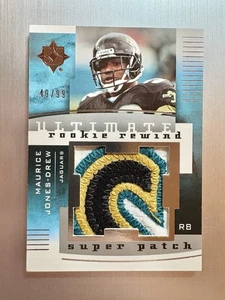Maurice Jones-Drew 2007 UD Ultimate Collection Rookie Rewind Super Patch #’d /99 - Picture 1 of 2
