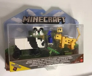 MINECRAFT Jungle Dwellers Figure Pack MOJANG Mattel GLC79 2020 Comic Maker NEW - Bild 1 von 8