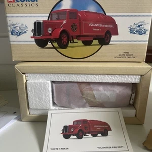 Corgi Classics Limited Edition 1:50 ~ WHITE TANKER Volunteer Fire Dept. BNIB - Picture 1 of 7