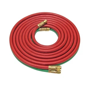 Uniweld H32A Tubo flessibile per saldatura doppio ossiacetilene, 12,5 piedi x 3/16 pollici - Foto 1 di 1