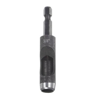 Leather Hollow Punch Hex Shank for Drills 3/8" Dia Hole Punch - Image 1 of 4