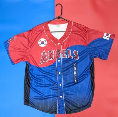Los Angeles Angels Jersey Adult Extra Large Korean Heritage Night SGA 2025 - Image 1 of 4