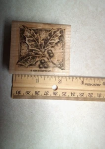 Stampin' Up! 2004 - Weihnachtsstechpalme - Gummistempel - Bild 1 von 2