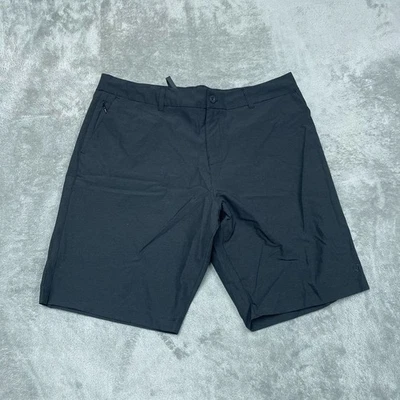 Pantalones Cortos de Vestido Hang Ten Para Hombre Negros Ripstop Talla 36 Mezcla de Poliéster a0396 Foto 1 de 4