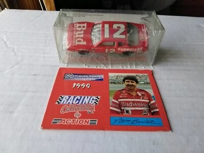 Raro-Neil Bonnett #12 Budweiser 1986 Monte Carlo Fastback Acción Platino 1:64 Foto 1 de 4