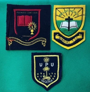 NIGERIA - 30S 40S & 50S - VINTAGE SEW ON PATCHES - VGC - Picture 1 of 2