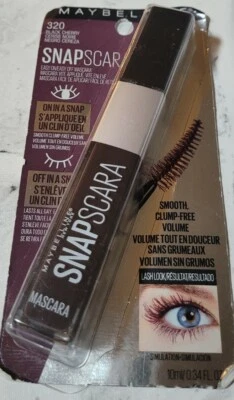Maybelline New York Snapscara Mascara Black Cherry 320 Smooth Clump Free Volume  - Image 1 of 4