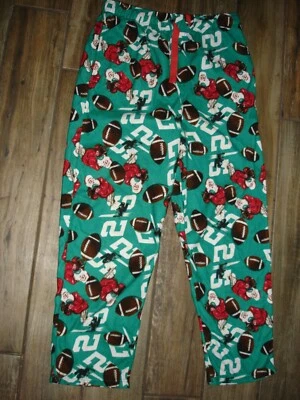 Papá Noel Fútbol Dormir Salón Pantalones Pijama Pijama Navidad Vacaciones Para Hombre (M) Foto 1 de 4