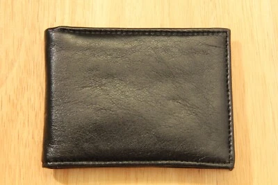 MEN'S PIERRE CARDIN BLACK  BIFOLD WALLET - GENUINE LEATHER - NEW - Image 1 of 4