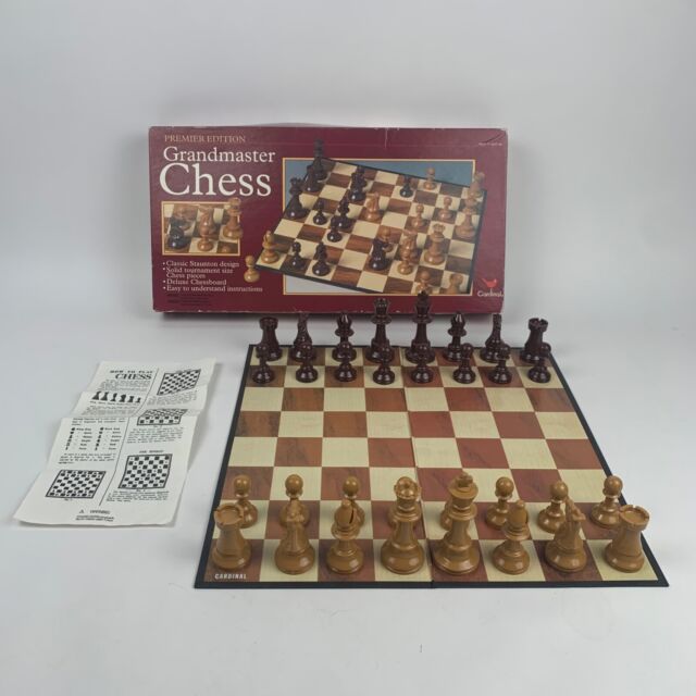 Vintage Premier Edition Grandmaster Chess #23 w/ Board by Cardinal