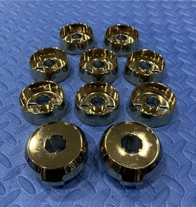 JUEGO DE BISEL DE LATÓN LOBO (10 piezas) PARA RANGOS DE GAS, ver fotos y desc. - Imagen 1 de 11