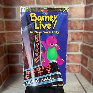 Barney Live in New York City VHS. Barney Home Video. 1994. - Picture 1 of 6