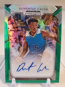 2019 Prizm Auto DEVONTAE CACOCK Rookie RC Card Green Prizm Autograph LAKERS SP - Picture 1 of 2