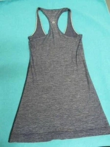 Lululemon Cool Racerback CRB Tank top Heathered Royalty Blue Purple Size 4 - Picture 1 of 5
