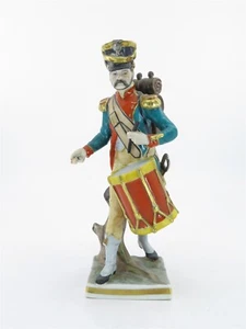 Frankenthal Wessel West Germany Porcelain French Line Drummer Figurine 7.5" tall - Picture 1 of 9