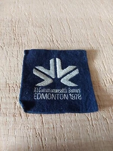 Vintage 1978 Edmonton Commonwealth Games Patch Used - Picture 1 of 2