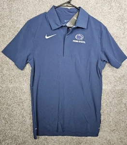 Nike Penn State Dri Fit On Field Coaches Polo Pullover DN5632-419 Men's Small - Picture 1 of 4