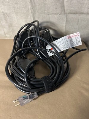 50FT Multi Outlet Extension Cord, 14 Awg Nema 5-15R Evenly Spaced Outlets 15A - Image 1 of 4