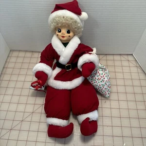 Vintage Collectible 1988 Brinn's December Calendar Clown Doll - Picture 1 of 10