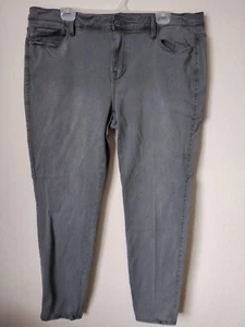 A.N.A. Jegging Pants Women's 18 W Gray/Green 5 Pocket Stretch Fabric 38x29 - Picture 1 of 19
