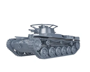 JAPAN WWII - TYPE 97 CHI-HA - 1/56 1/72 1/87 1/100 3D PRINTED - Imagen 1 de 5