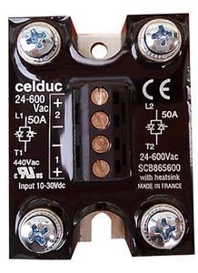 2Pcs SCB945600 PCB Mount Double Solid State Relay 50A 240VAC - Foto 1 di 1