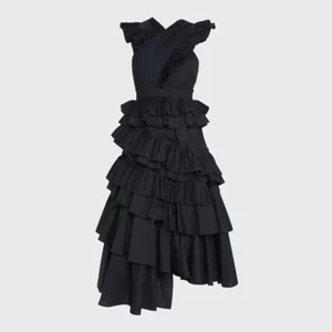 Ulla Johnson Aurore Pleated Ruffle Midi Dress Size US4 - Picture 1 of 6