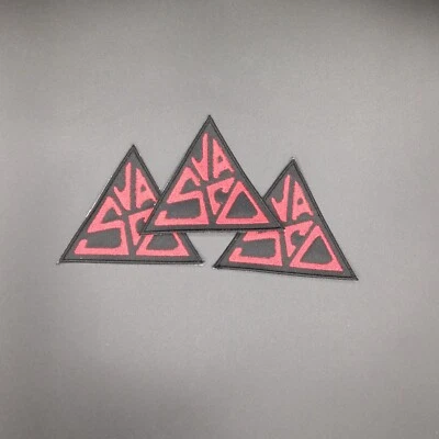 Patch Ricamata Vasco Rossi Triangolo 7 cm