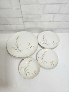 Vtg ETERNAL HARVEST CHINA Dinner Plate Salad Bread Butter 16 Pieces Serving 4 - Picture 1 of 7