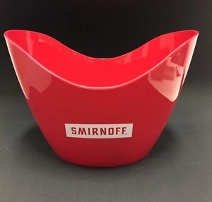 SMIRNOFF VODKA Flaschen Kühler Design Deko Bar Ice Bucket Restaurant NEU OVP - Picture 1 of 3
