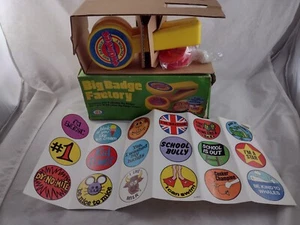 Vintage Ideal Big Badge Factory Toy Activity Set - Picture 1 of 14