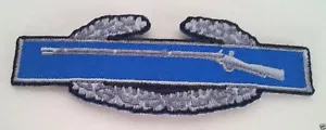 VELCRO® BRAND Verschluss Moral HAKEN PATCH CIB Kampf Infanterie Abzeichen 3" - Bild 1 von 1