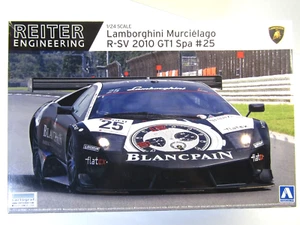 Aoshima 1:24 Scale Lamborghini Murciélago Reiter Engineering 2010 GT1 Spa #25 - Picture 1 of 15