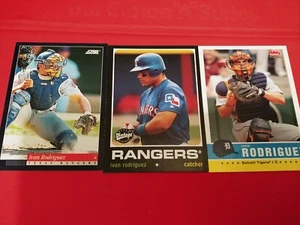 Ivan Rodriguez 3 card lot HOF - Picture 1 of 2